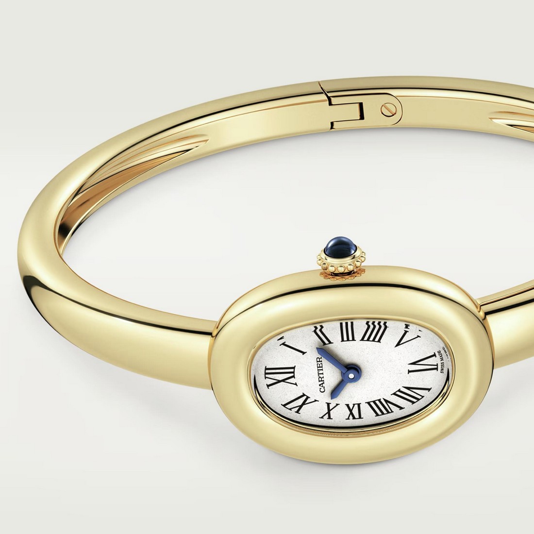 Đồng Hồ Cartier Baignoire Watch (Size 15) Nữ Vàng Trắng